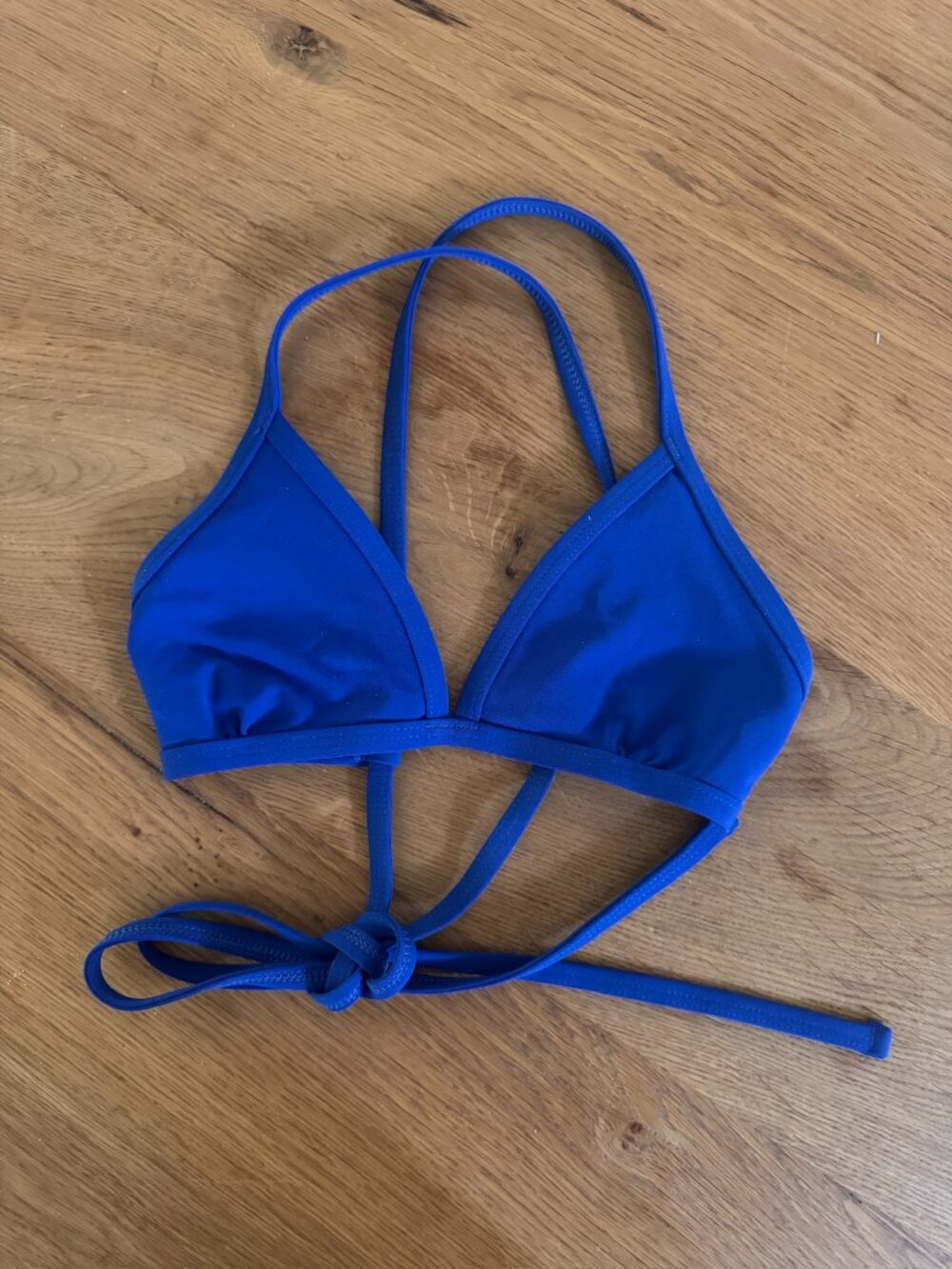 Jolyn Triangle Bikini Top — Royal Blue | XS
